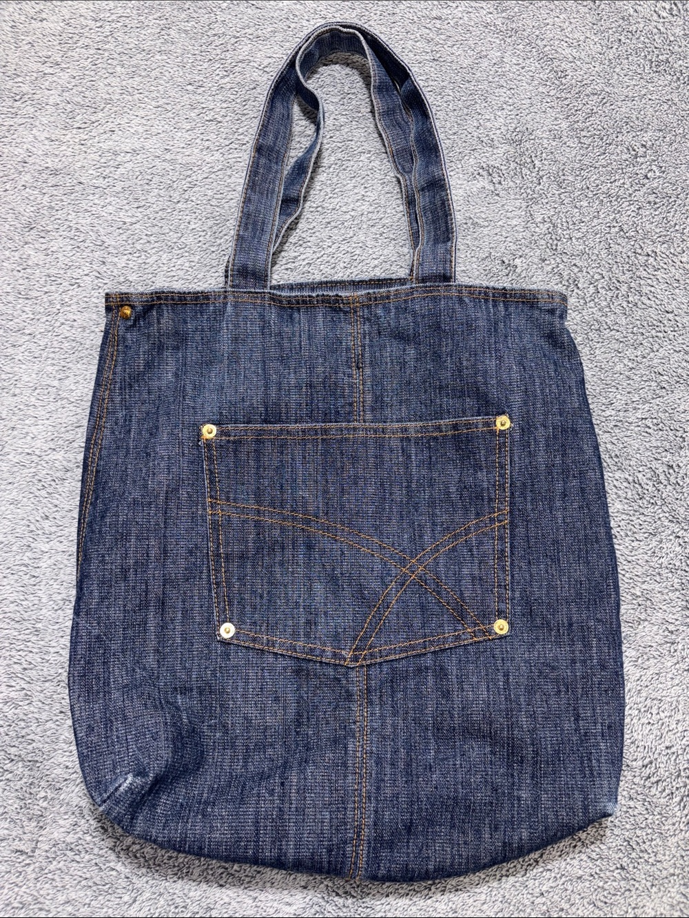 Classic Denim Blue Jean Tote Bag